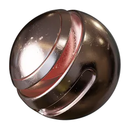 Heavy Scratched Painted Steel