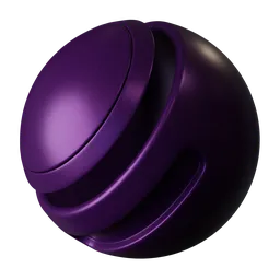 Plastic purple material