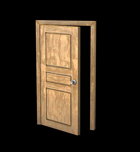 Wood door