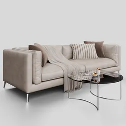 Modern Elegant Sofa Valencia Zadar 100% Italian Nappa