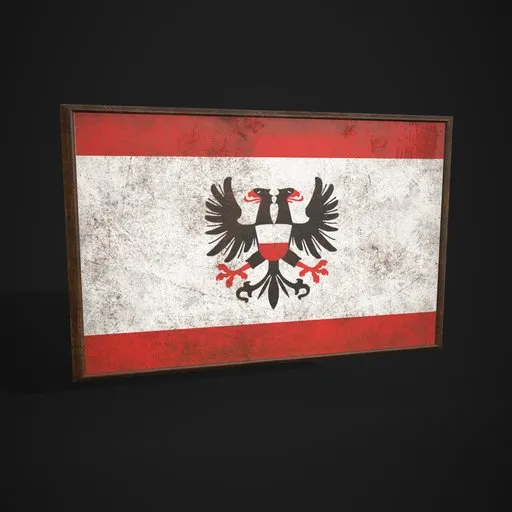 Hanseatic Republic Flag Picture Frame