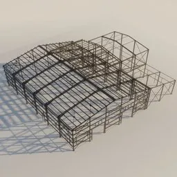 Metalic Hall Structure_rusty