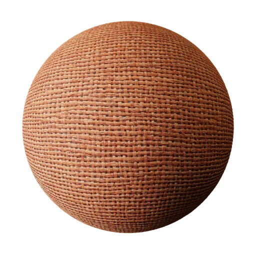 High-resolution straw material with detailed PBR textures for realistic rendering in Blender 3D.