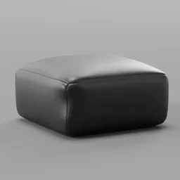 Leather Ottoman