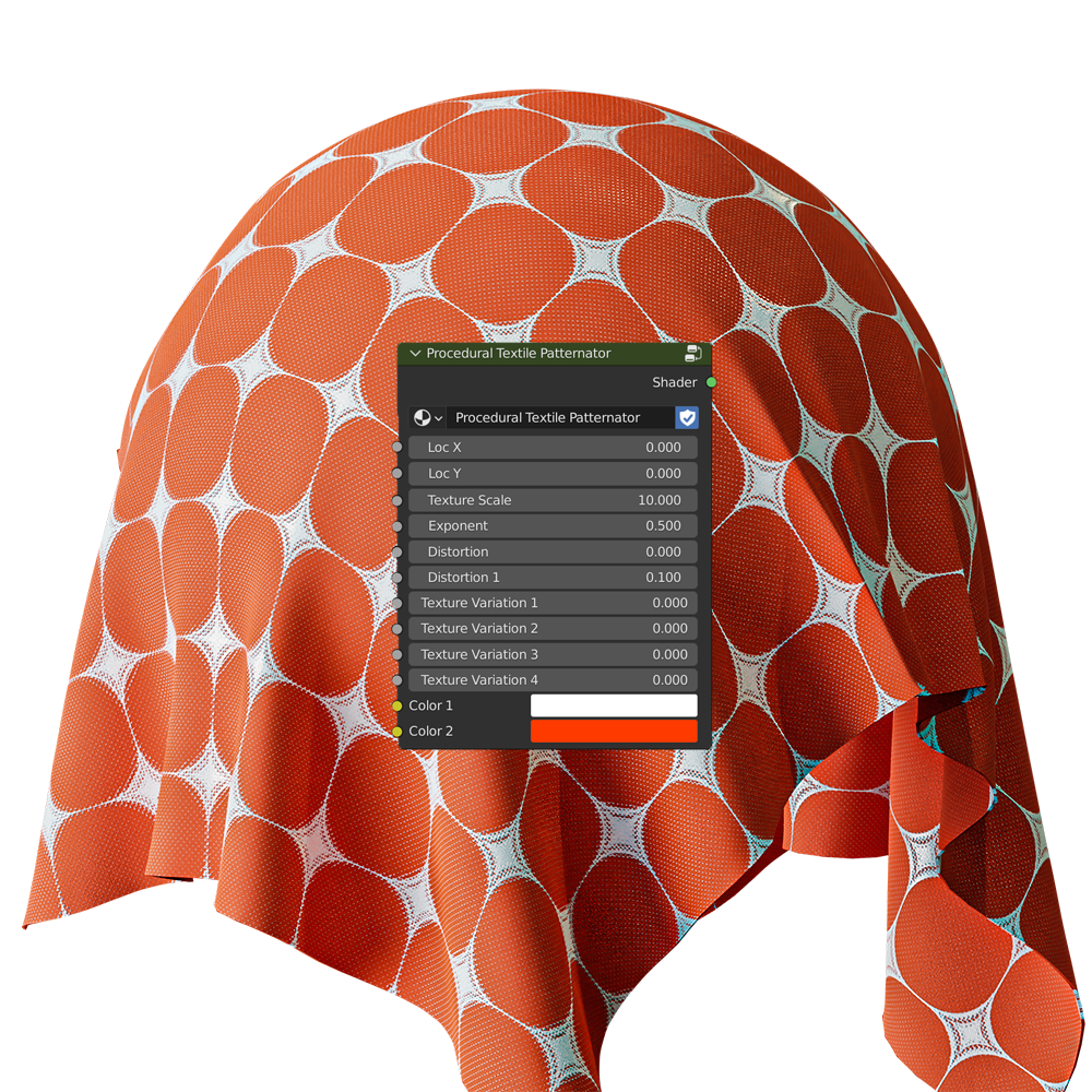 Procedural Textile Pattern Generator FREE 3D fabric materials