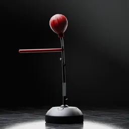 Boxing Bag Red Rigging Physics