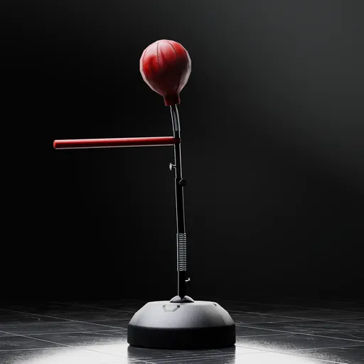 Boxing Bag Red Rigging Physics