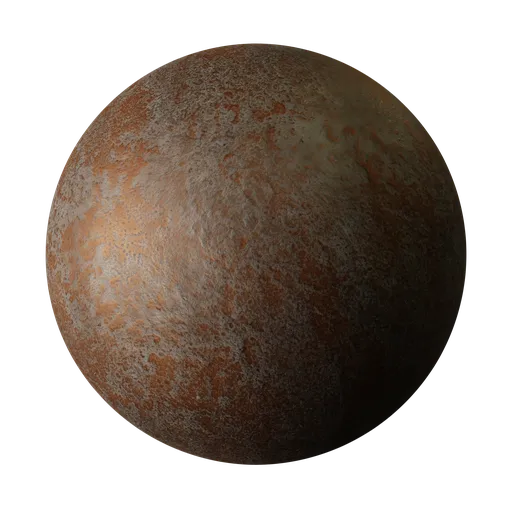 High-resolution rusty metal texture for 3D modeling, suitable for Blender and PBR-compatible applications.