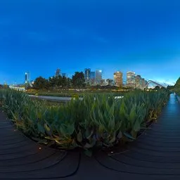 Boardwalk at night