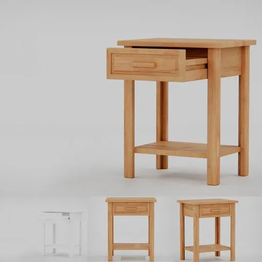 Compact Nightstand with Drawer