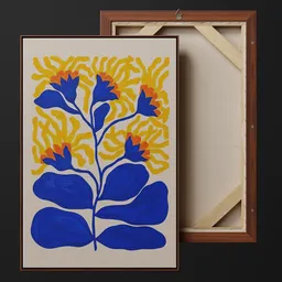 Painting Art Flower / Picture Frame