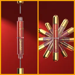 Liquid lipstick closing and rotation