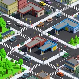 Low Poly City Pack