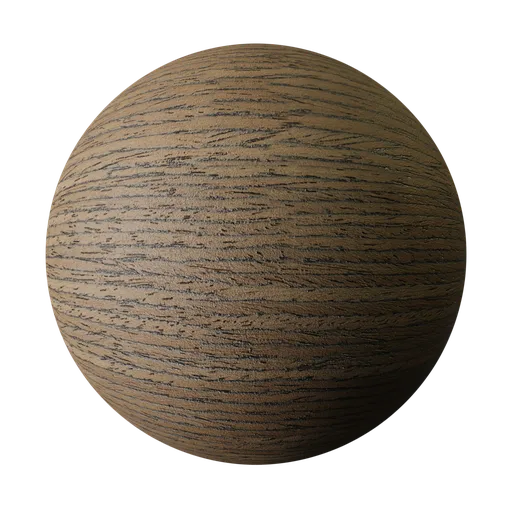High-resolution Teak 03 PBR texture with golden to deep brown hues and subtle grain patterns, ideal for 3D modeling in Blender.