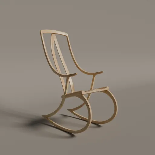 Minimal Wave Rocking Chair