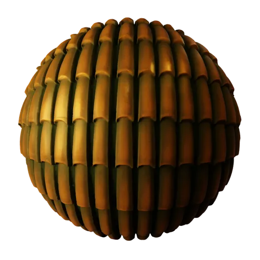 Roman Roof Tiles Golden