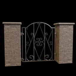 Metal Garden Gate