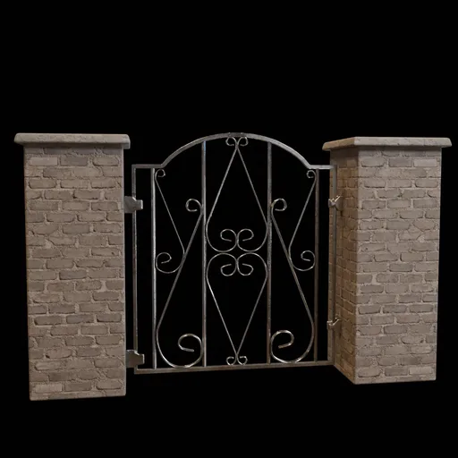 Metal Garden Gate