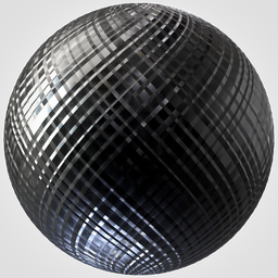 High-quality PBR black plastic grid material for Blender 3D, perfect for realistic texturing in 3D models and scenes.