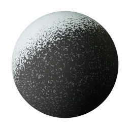 Procedural snowy mountain material