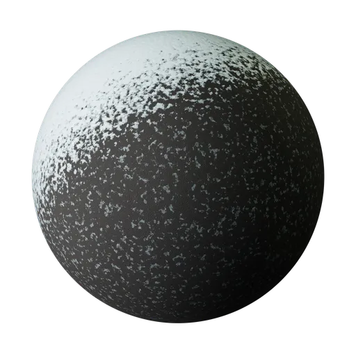 Procedural snowy mountain material