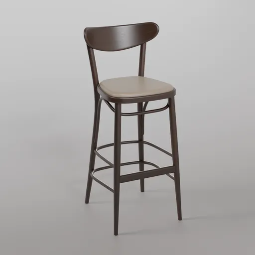 Banana Barstool B112 - Dark Chocolate