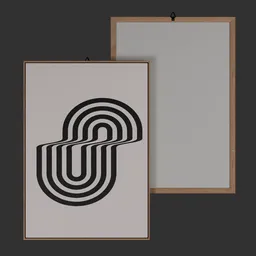 Abstract Painting Wall Art/Picture Rrame