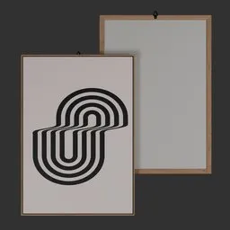 Abstract Painting Wall Art/Picture Rrame