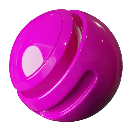 Magenta Glossy Plastic