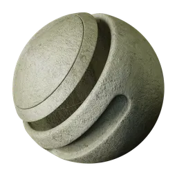 High-quality PBR Concrete 02 texture for Blender 3D, single-node procedural shader for realistic material rendering.