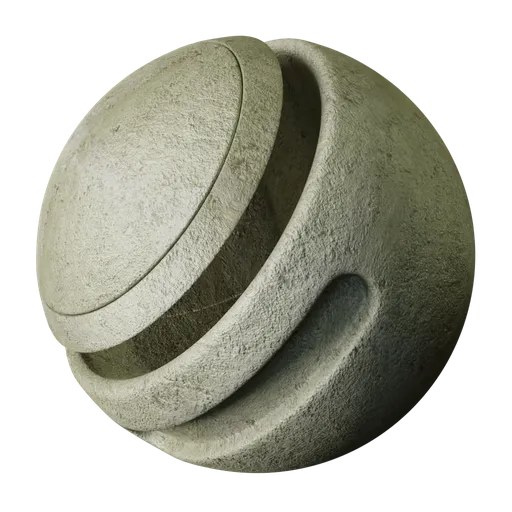 High-quality PBR Concrete 02 texture for Blender 3D, single-node procedural shader for realistic material rendering.