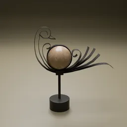 Swan Line Decoration Sculpture