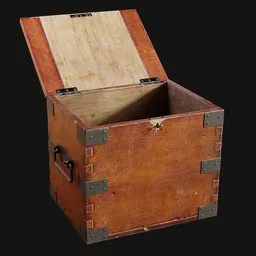 Reinforced Wooden Equipment Crate
