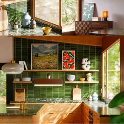 Kitchen Full Set - Indoor Retro - Morden