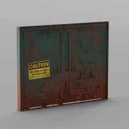 Rugged Double Metal Door