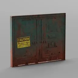 Rugged Double Metal Door