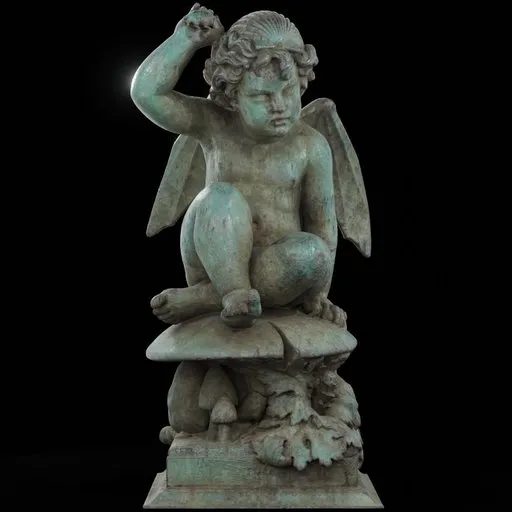 statue of Vs Puck on Toadstool