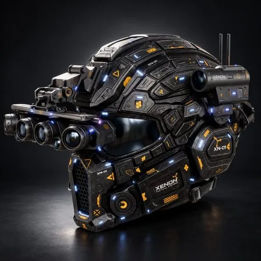 Sci-Fi Military Tactical Combat Helmet