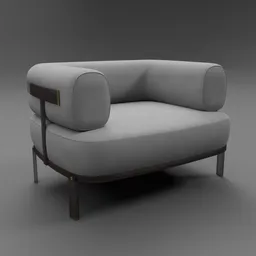Baxter Belt armchair