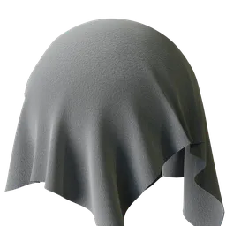 White procedural weave fabric