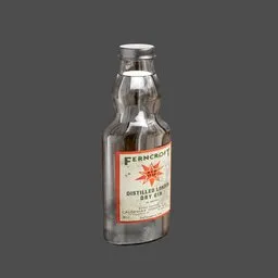 Vintage Dry Gin Bottle