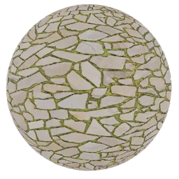 Flagstone paving