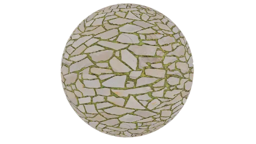 Flagstone paving