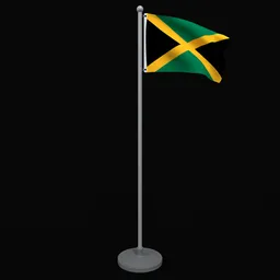 Animated Flag of Jamaica
