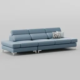 Natural cotton leather cowhide sofa