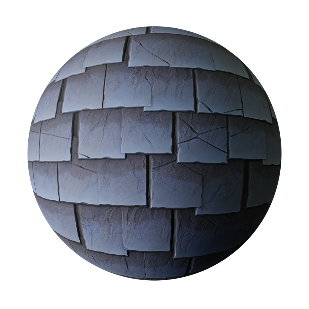 Stylized roof | FREE roofing materials | Blendkit