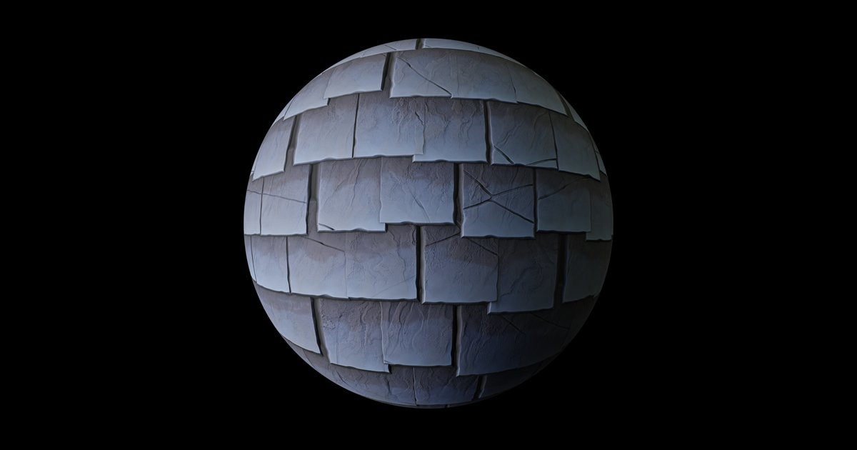 Stylized roof | FREE roofing materials | Blendkit