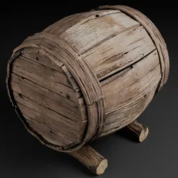 MK-Wooden barrel-001