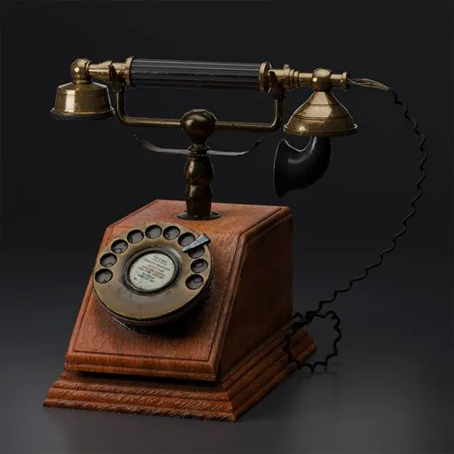 Old Rusty Telephone