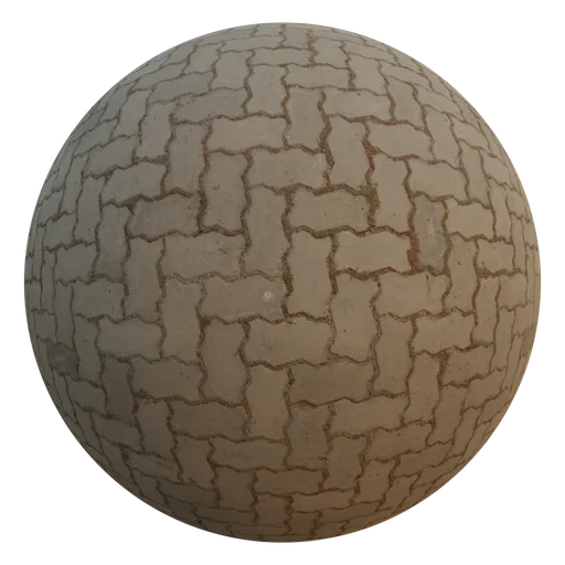 Highly detailed 4K PBR pavement material texture for 3D modeling and rendering in Blender.